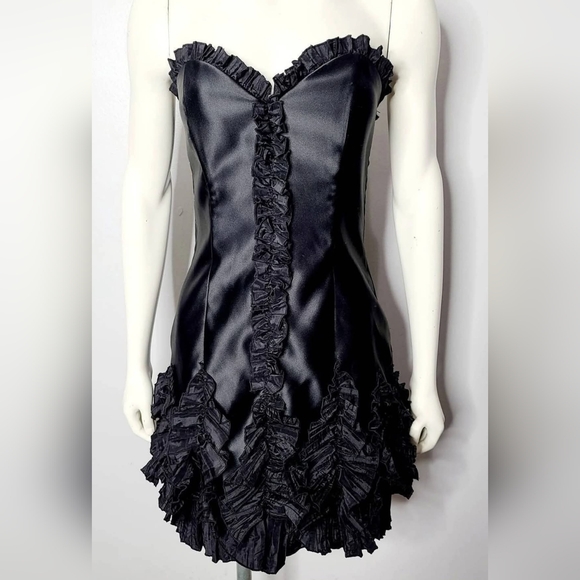 Jessica McClintock Dresses & Skirts - Y2K Gunne Sax Jessica McClintock Black Formal/Prom Dress